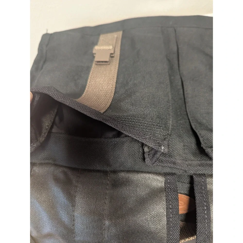 Vintage TUMI Dakota Messenger Bag Made USA Canvas Leather Laptop Satchel